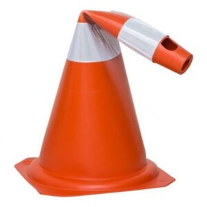 CONE FLEXÍVEL 75 CM C/ FAIXA REFLETIVA