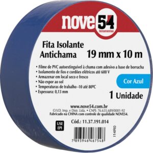 FITA ISOLANTE ANTICHAMA CORES VARIADAS